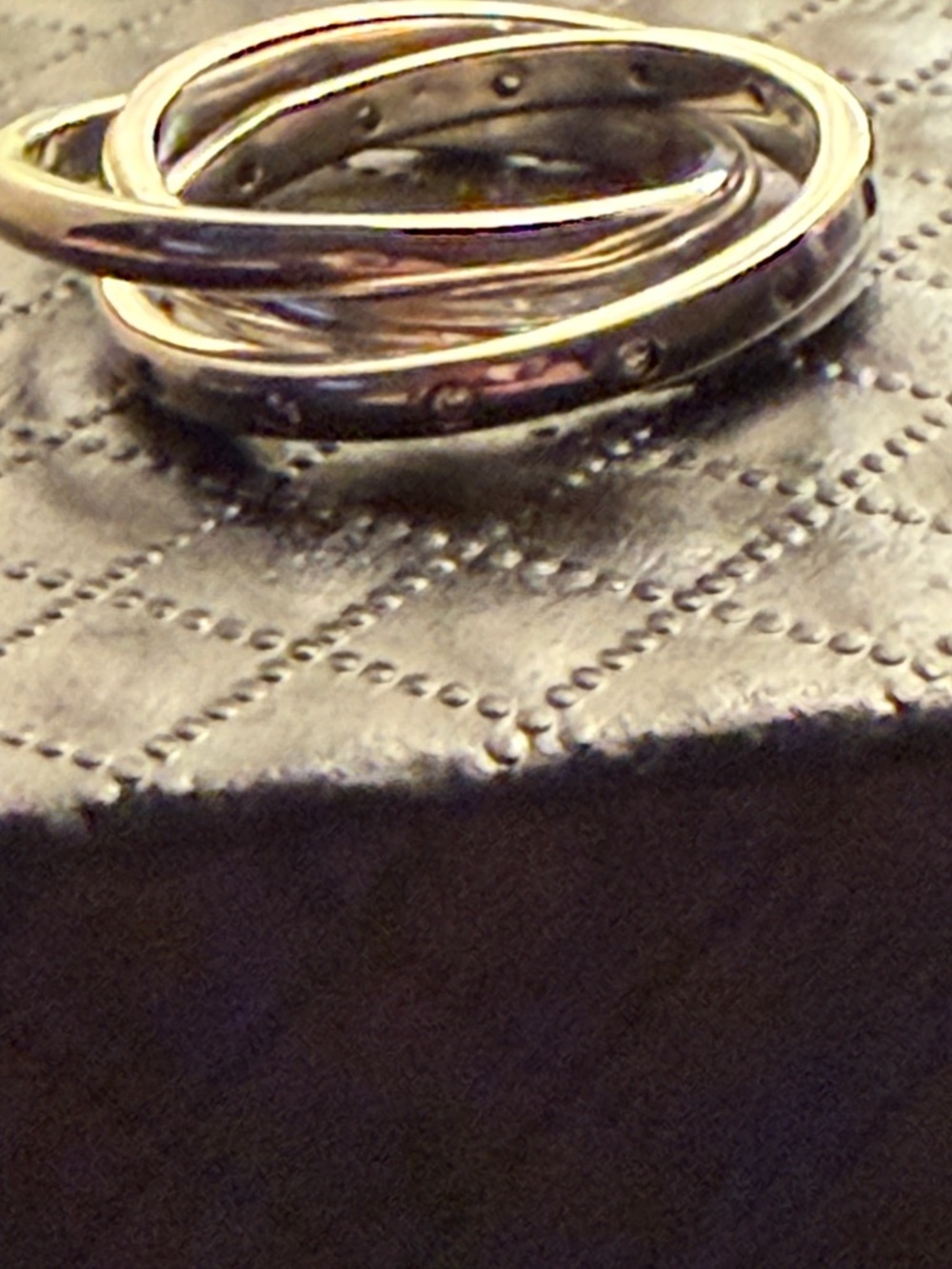 Pandora Polished Silver Interlinked Ring Set